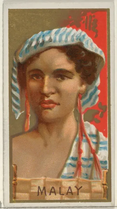 Malay, from the Types of All Nations series (N24) for Allen & Ginter Cigarettes