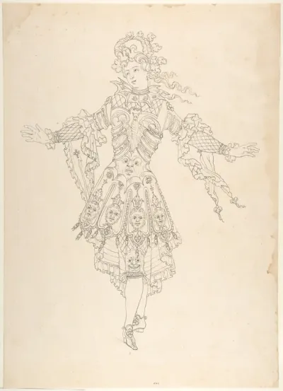 Male Actor in Ballet Costume