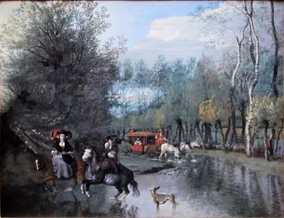 Male and female riders