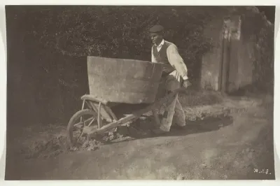 Male Peasant with Wheelbarrow