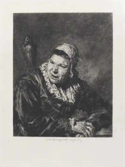 Malle Babbe, after Frans Hals, from "Etchings of Pictures in the Metropolitan Museum New York"
