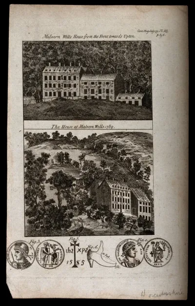 Malvern Wells, Great Malvern, Worcestershire: with sketches of coins