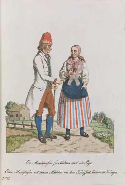 Man and Woman from Melhus