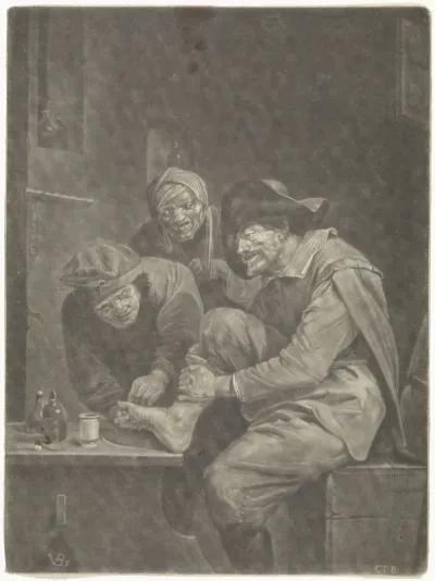 Man bij een arts