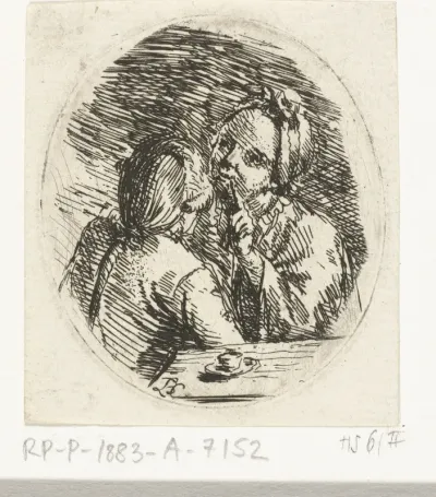 Man en vrouw in gesprek