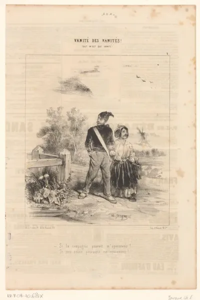 Man en vrouw wandelen gearmd op het platteland