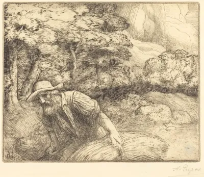 Man Foraging (L'homme au fourrage)