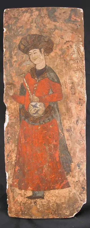 Man Holding a Bottle and a Cup