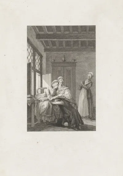 Man huilt uit bij twee vrouwen