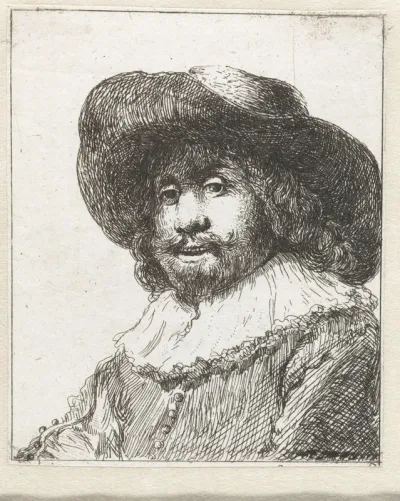Man in a broad-trimmed hat