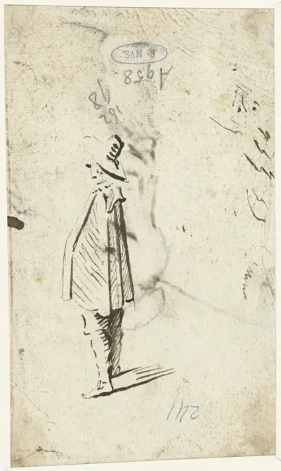 Man in een cape