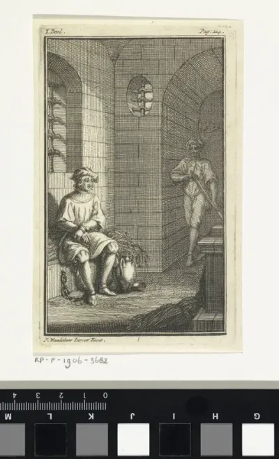 Man in een gevangenis