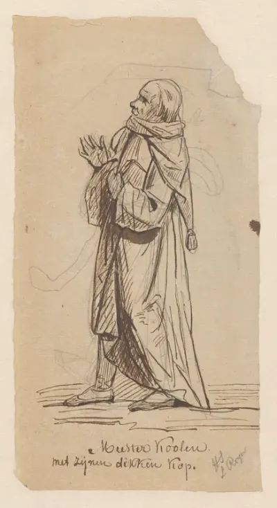 Man in habijt