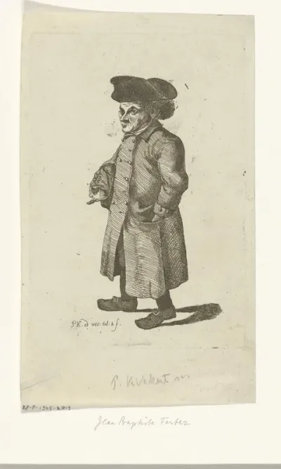 Man in lange jas
