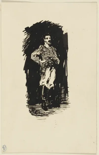 Man in Plaid Shirt