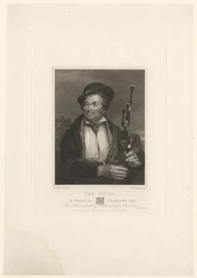 Man met doedelzak