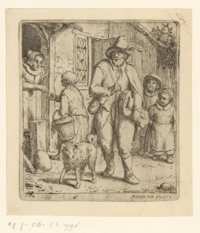 Man met draailier