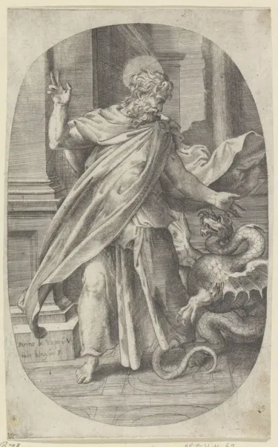 Man met draak