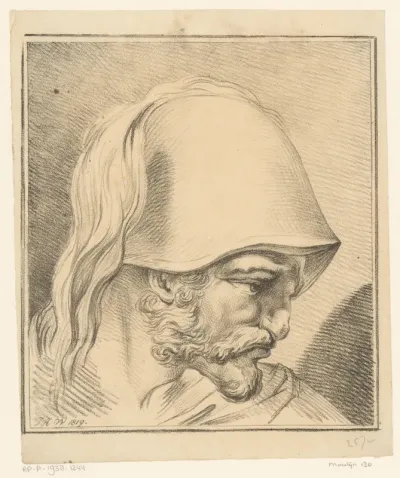 Man met helm