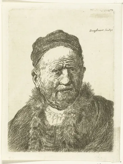 Man met kalotje: buste; de vader van Rembrandt (?)