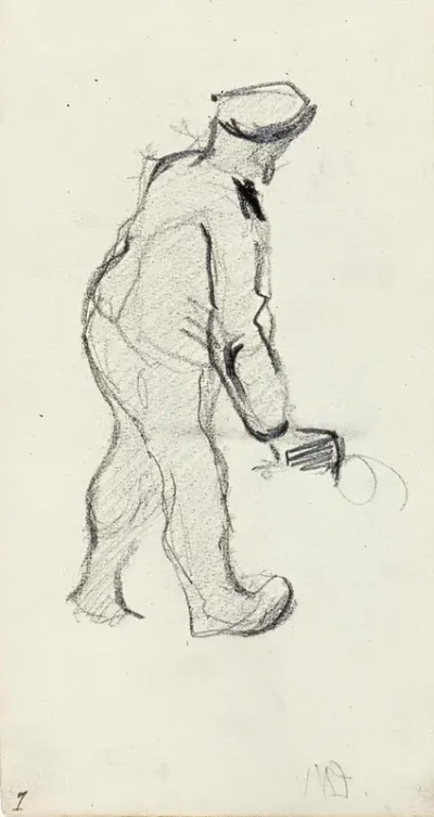 Man met pet