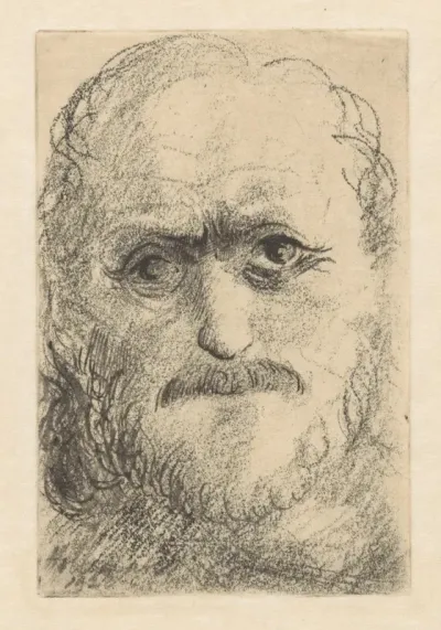 Man met snor en baard