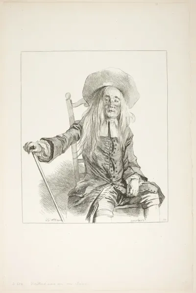 Man Seated on a Chair