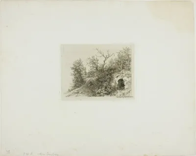 Man Sitting on a Hill