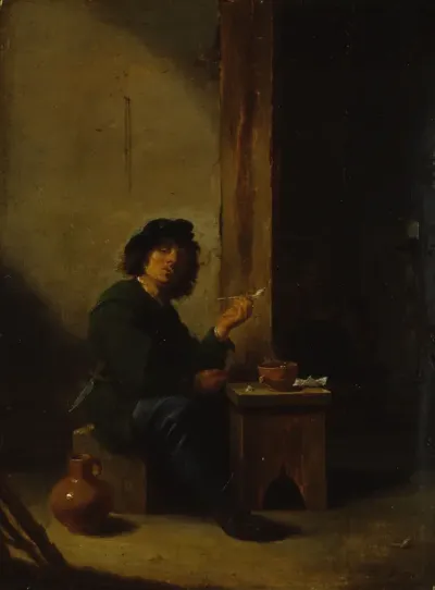 Man Smoking his Pipe