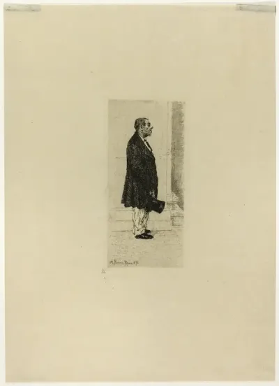 Man Standing in Church