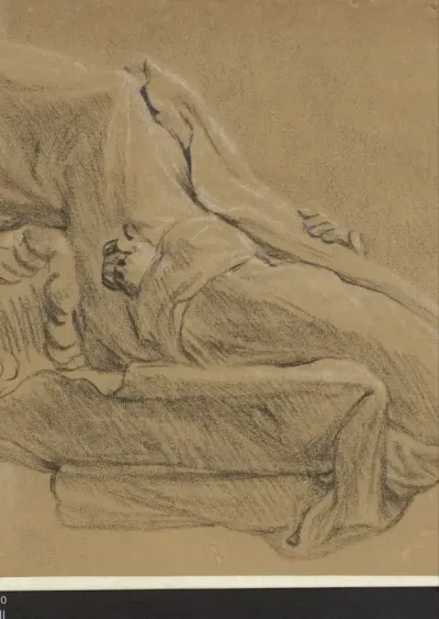 Man Turned to the Left, Seated on a Decoratively Carved Chair