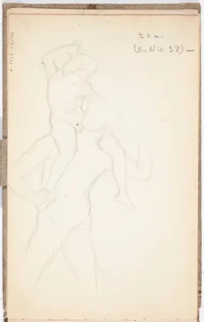 Man with a Child on His Shoulders (Saint Christopher Motif)
