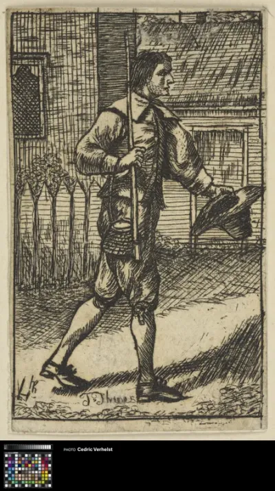 Man with stick