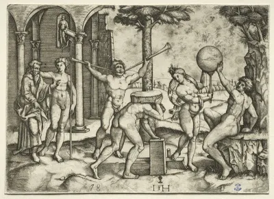 Man with Two Trumpets