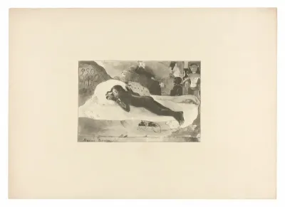 Manao tupapau (She Thinks of the Ghost or The Ghost Thinks of Her), from L'estampe originale
