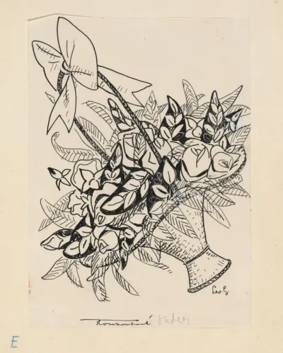 Mand met bloemen
