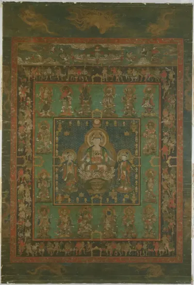 Mandala of the Bodhisattva Hannya (Prajnaparamita)