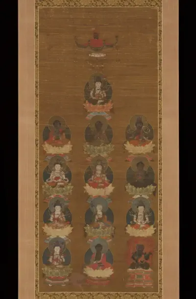 Mandala of the Thirteen Buddhas (Jūsan butsu mandara zu)