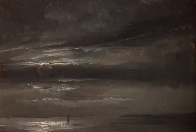 Måneskin over havet