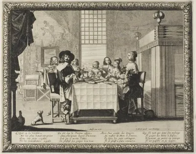 Manhood, plate three from The Four Ages of Man