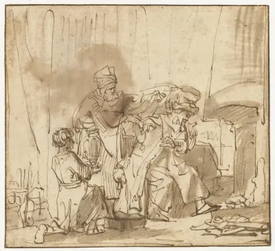 Manius Curius Dentatus Refusing the Gifts of the Samnites