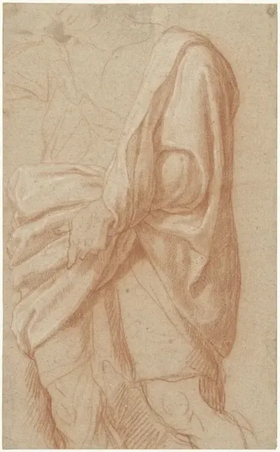 Mannelijke figuur in toga
