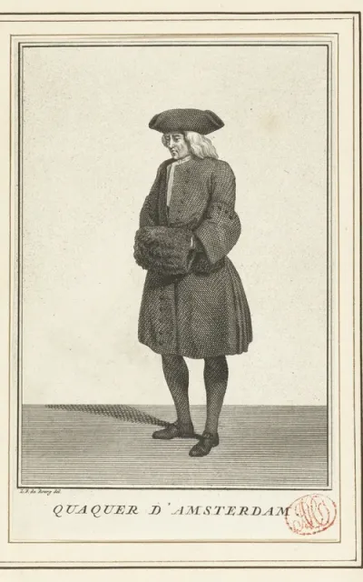 Mannelijke quaker uit Amsterdam