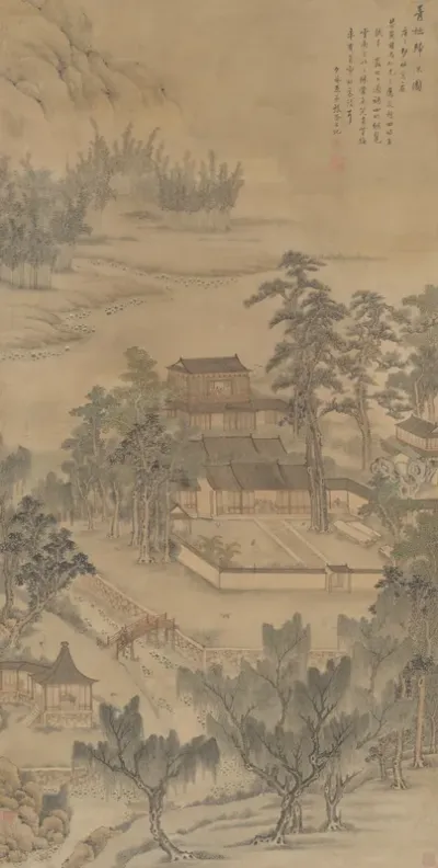 Mansion by the River 青櫺歸隱圖