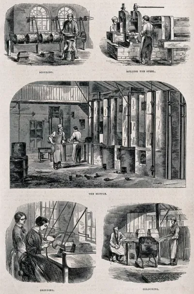 Manufacture of steel pens