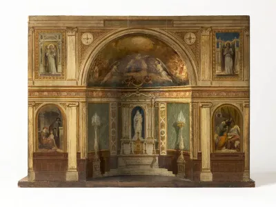 Maquette en forme pour la chapelle de la Vierge de l’église Saint-Philippe-du-Roule (première esquisse)
