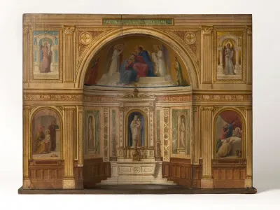 Maquette en forme pour la chapelle de la Vierge de l’église Saint-Philippe-du-Roule