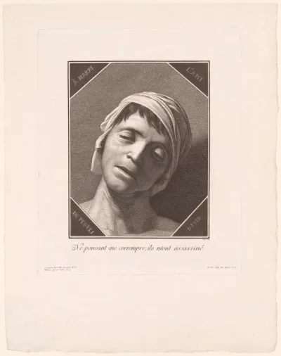 Marat, As He Was At The Moment Of His Death