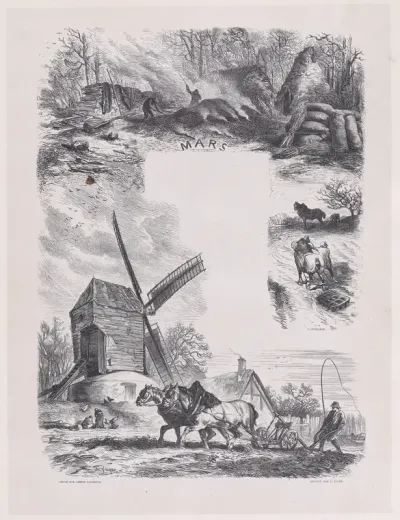 March, from "Album of Rustic Subjects"