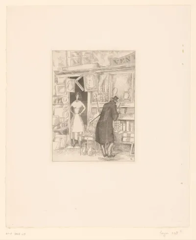 Marchande des antiquités